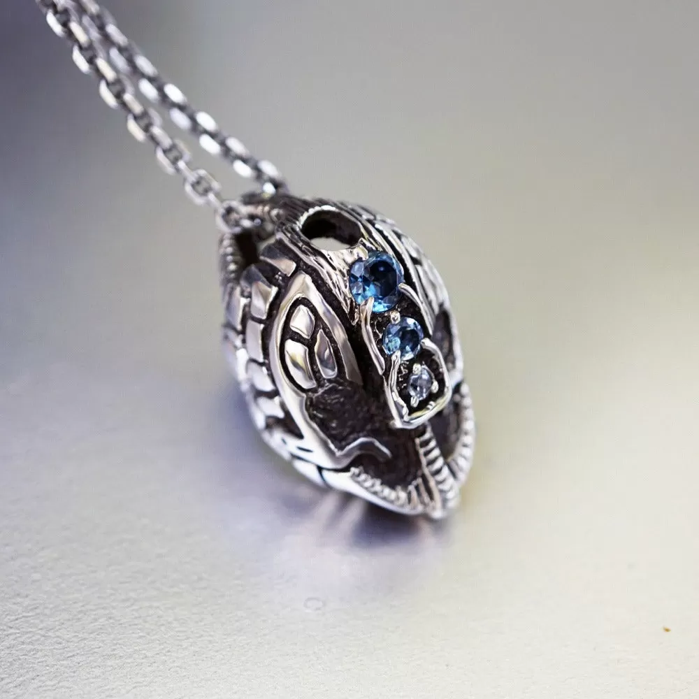 Mens necklace HELMET