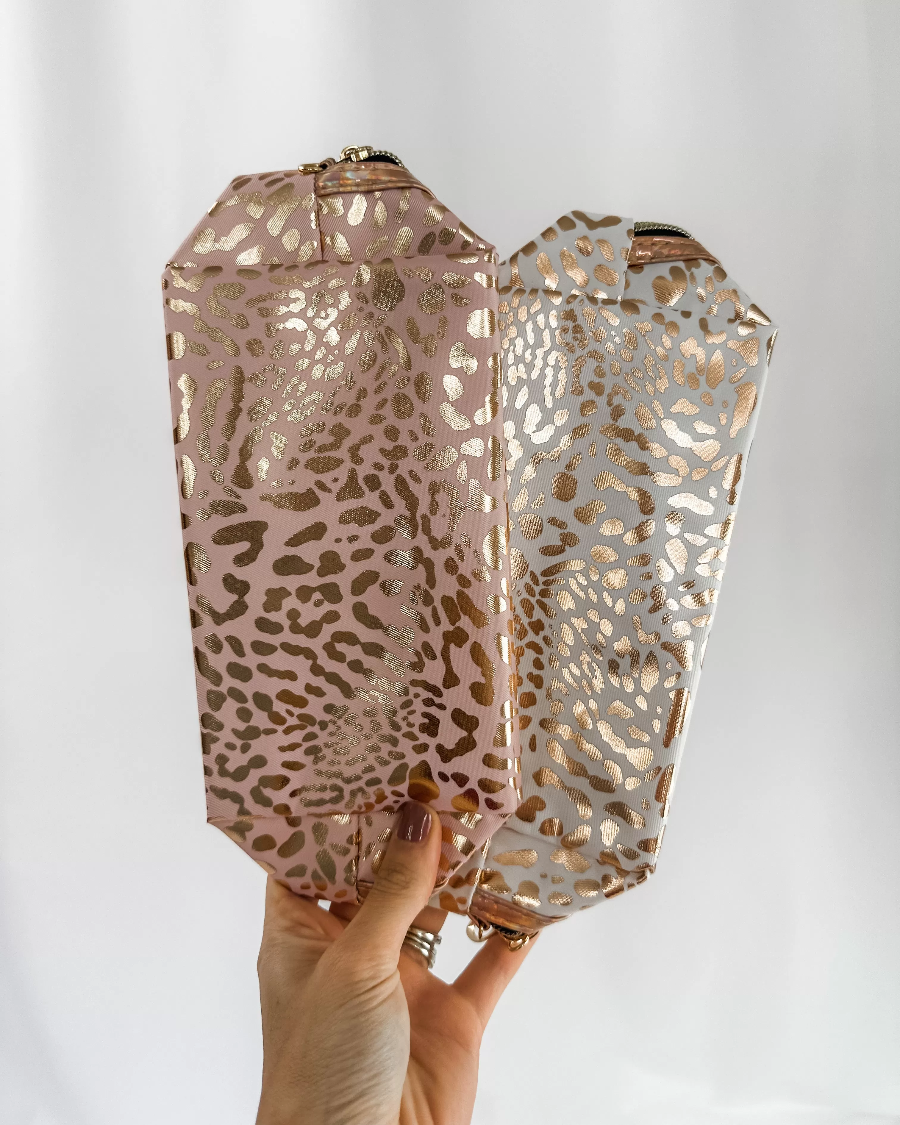 Metallic Animal Print Wristlet