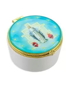 Miraculous Medal Rosary Box