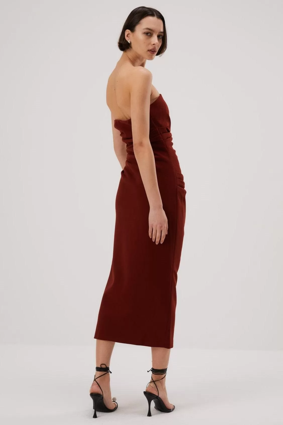 Misha Calandra Midi Dress - Picante