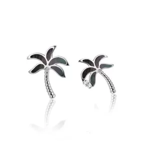 Mother of Pearl Palm Tree Earrings