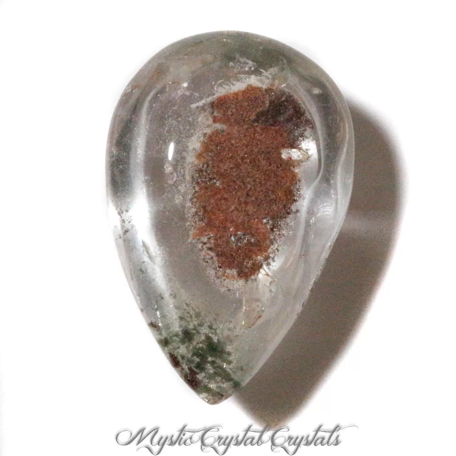 Multicolor Phantom Quartz, Garden Quartz, Scenic Lodolite Shaman's Stone Crystal-156Carats