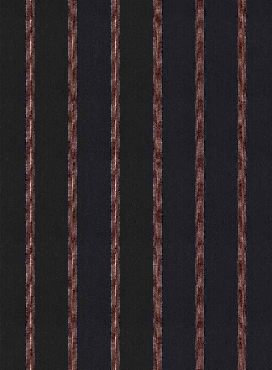 Napolean Ipai Stripe Black Wool Pants