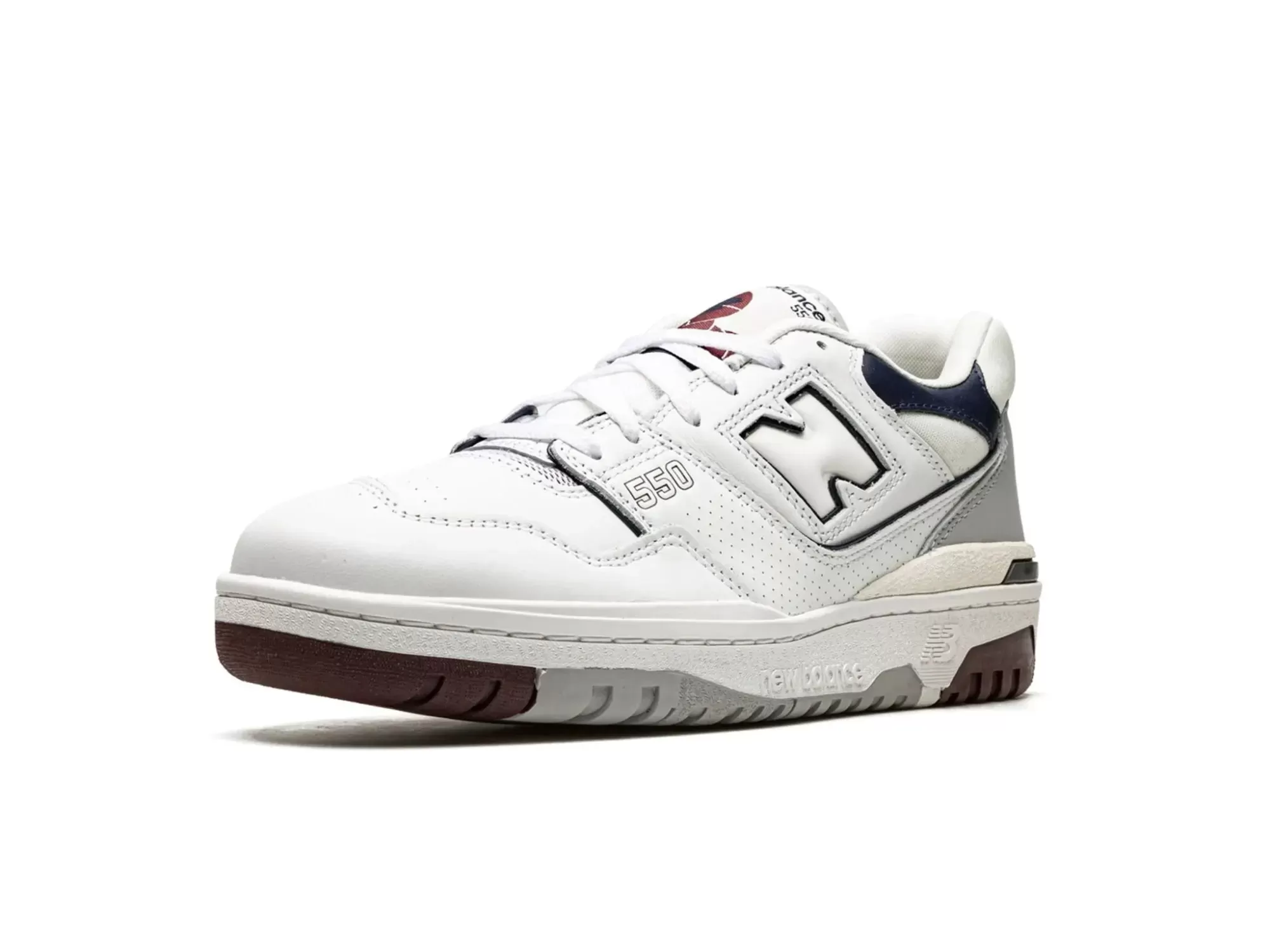 New Balance 550 "White Maroon Natural Indigo"