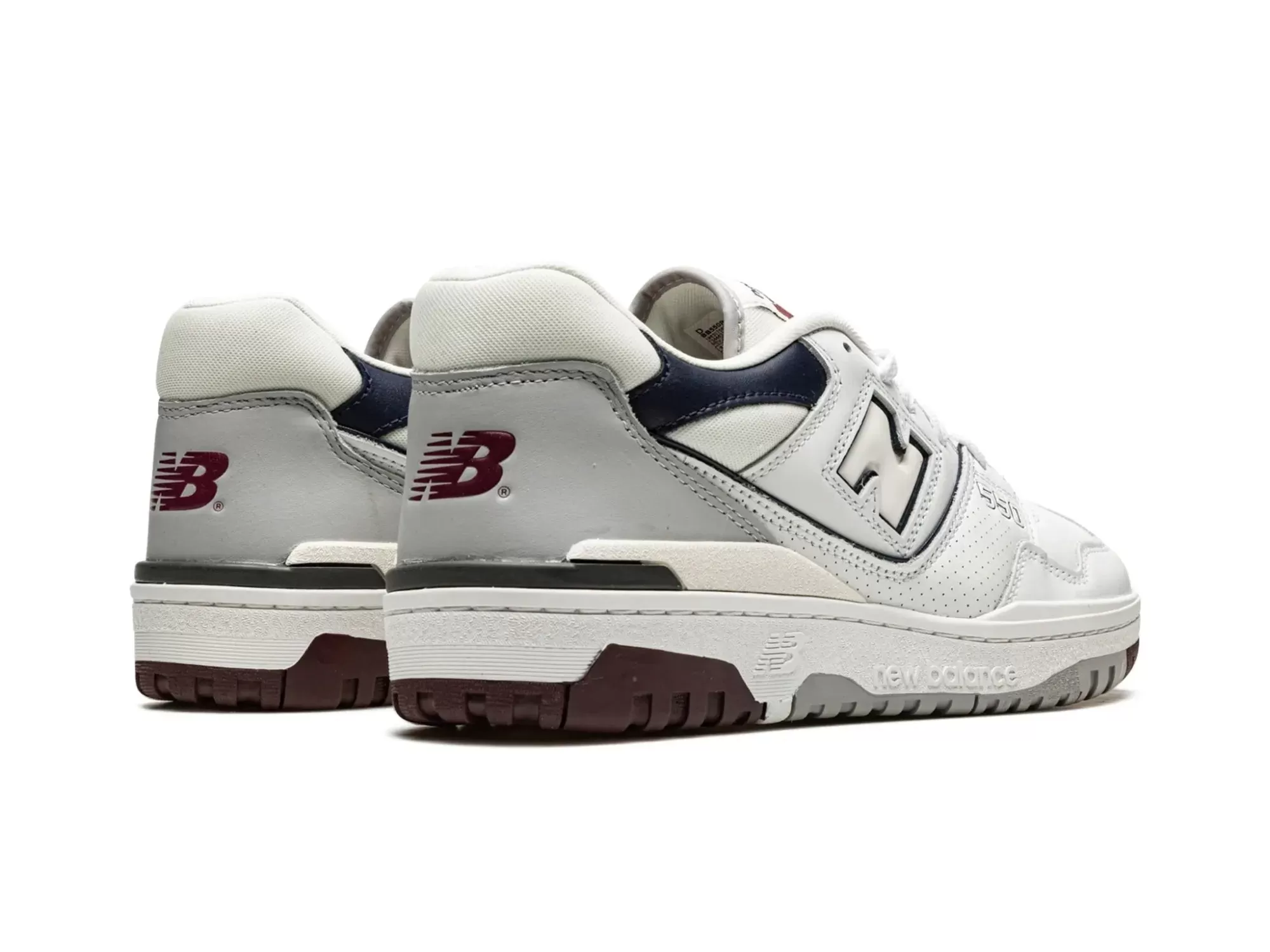 New Balance 550 "White Maroon Natural Indigo"