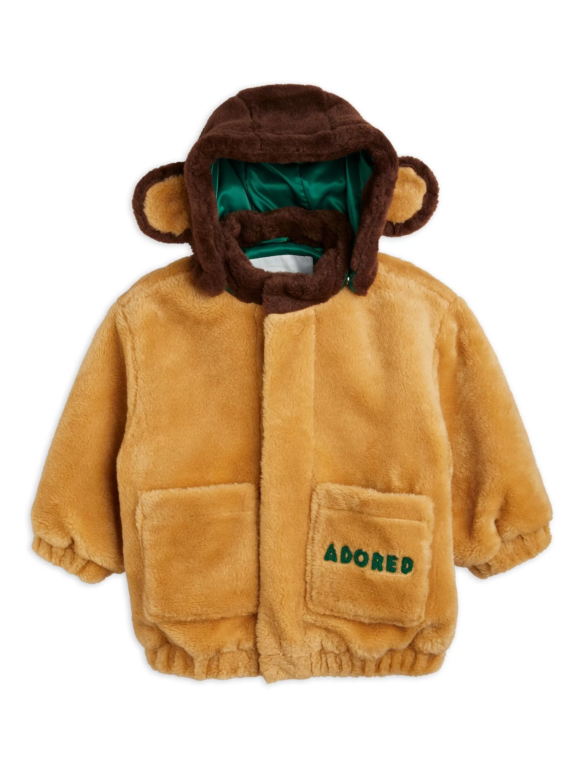 NEW Mini Rodini | Adored faux fur hooded jacket