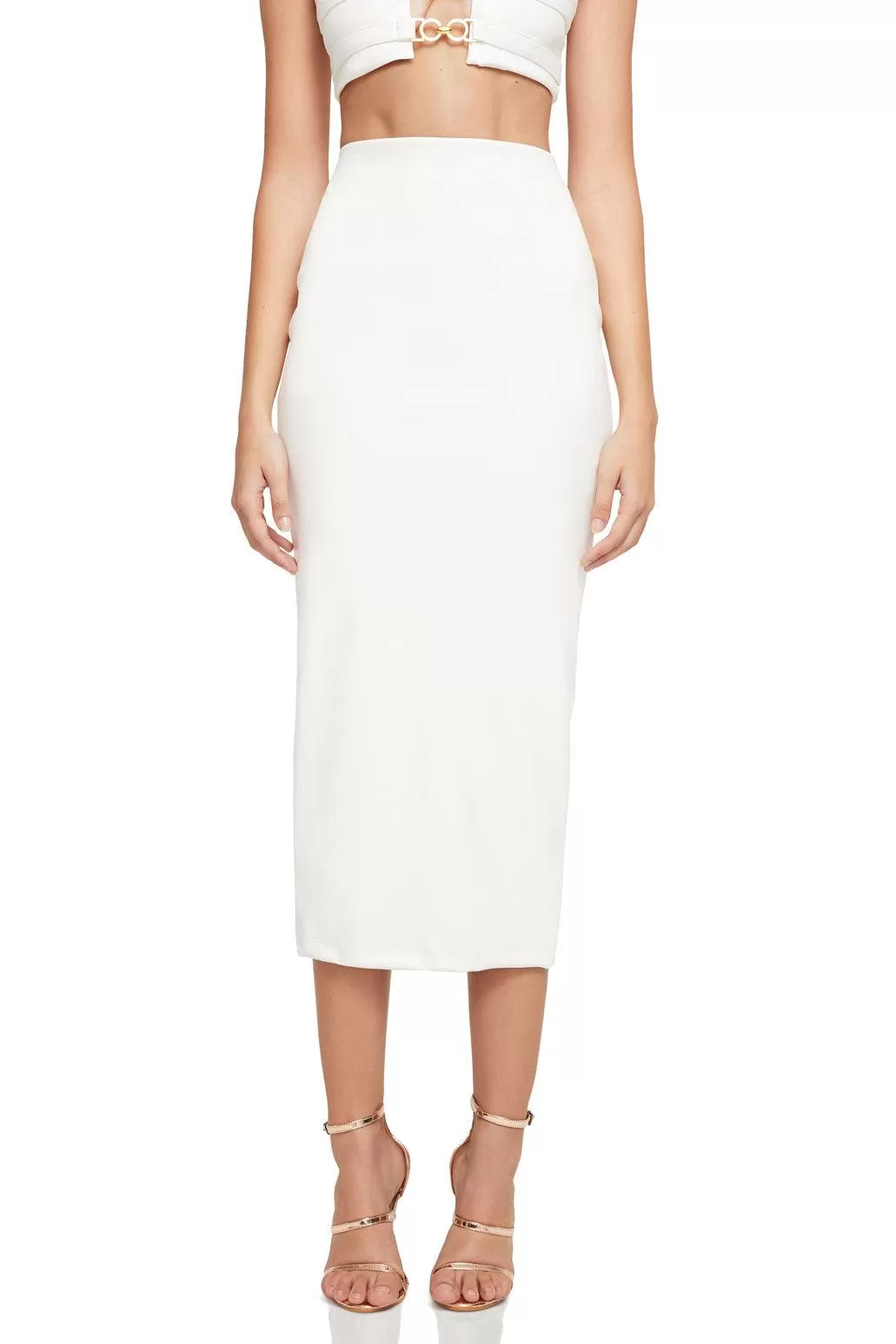 Nookie Drama Skirt - White