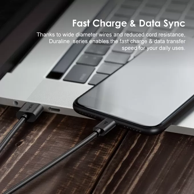 oraimo 1.5m Micro USB Cable 2.1A Fast Charging & High-Speed Syncing