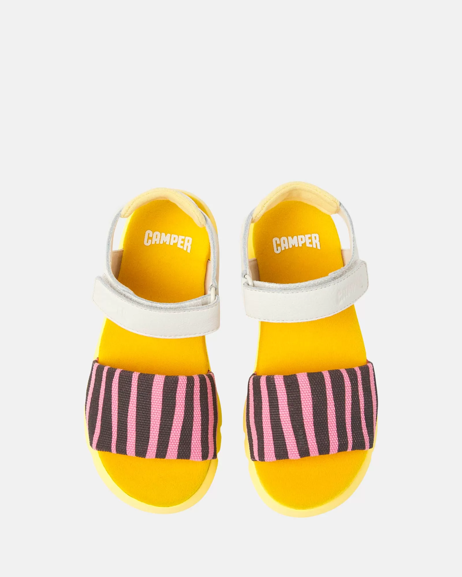 Oruga Animal Sandal Youth White/Pink