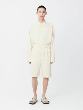 Ossi Denim Shorts in Parchment