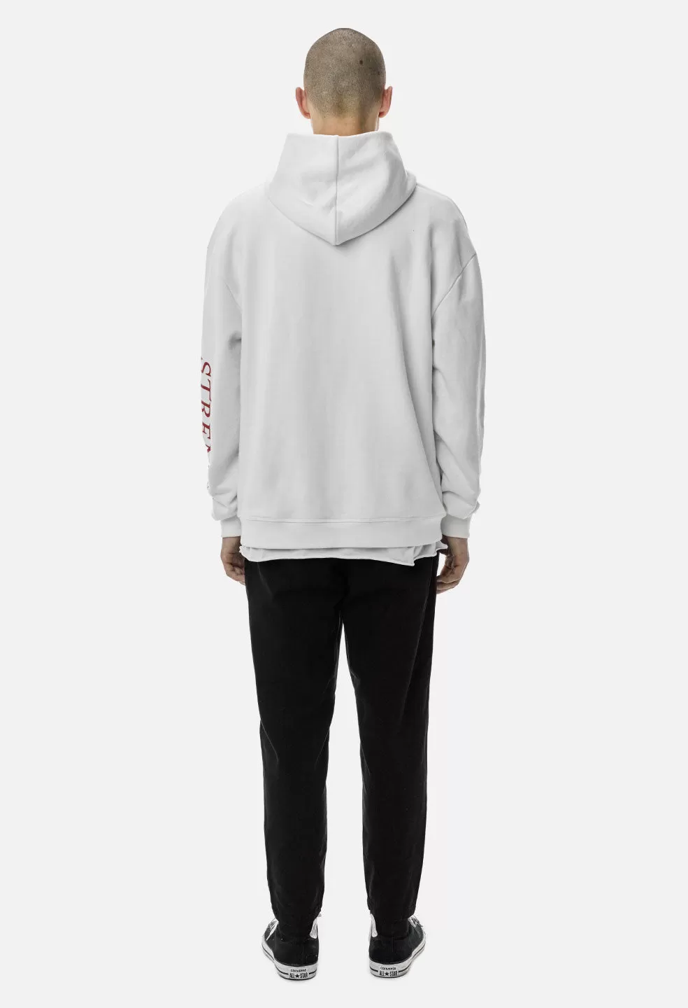 Oversized Cropped Hoodie / Strength