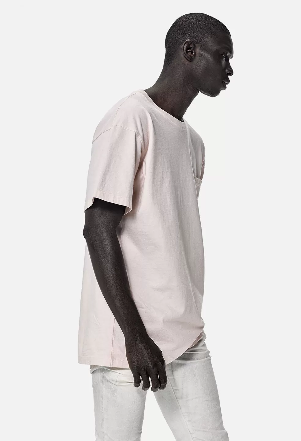 Oversized Pocket Tee / Pink