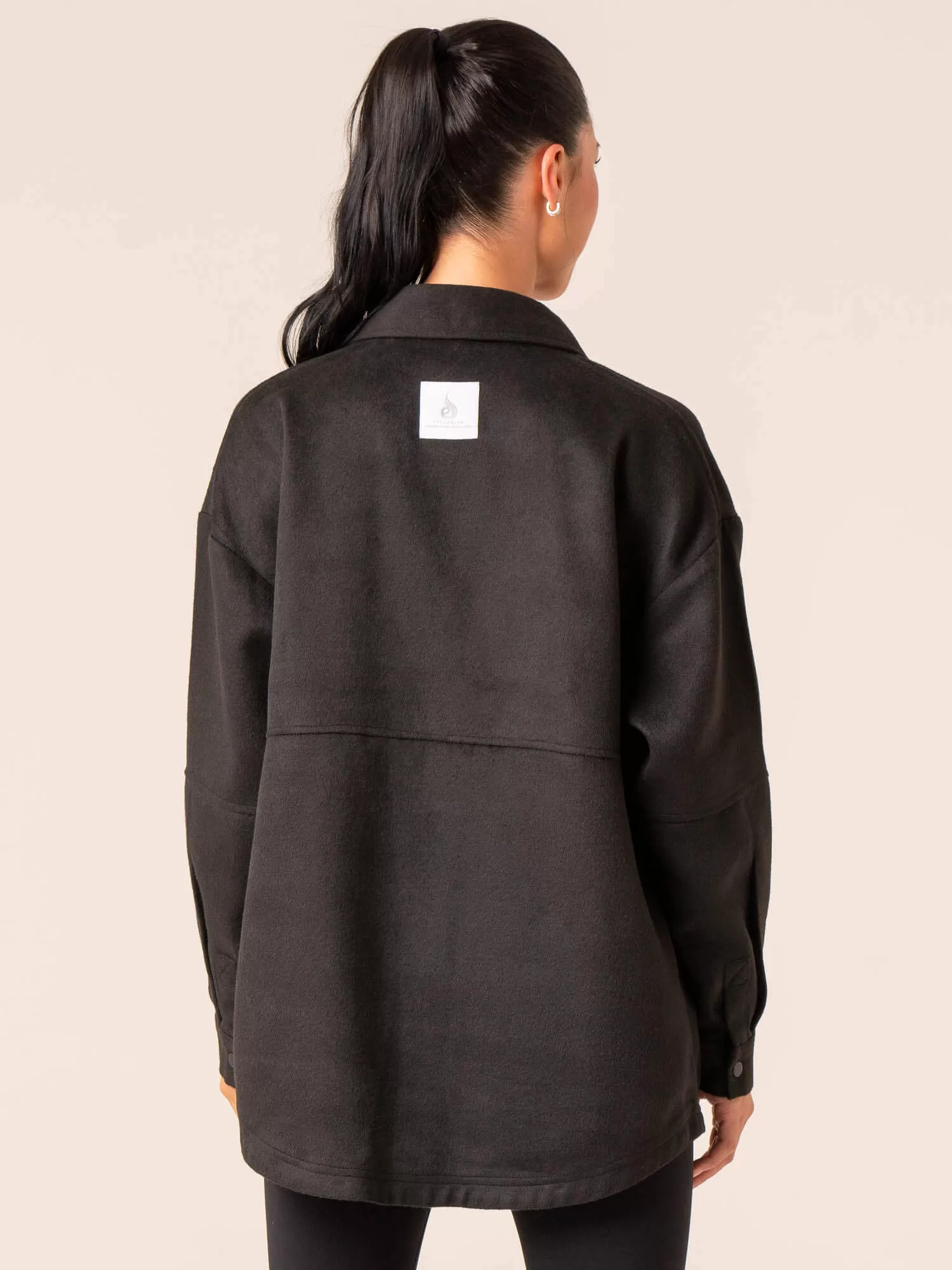 Oversized Shacket - Black