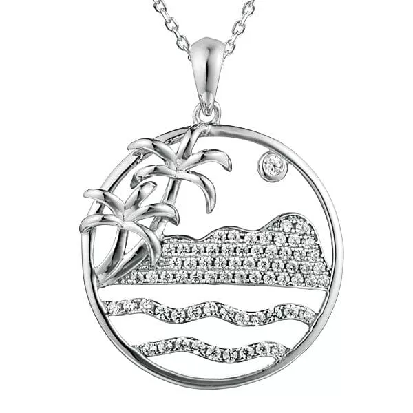 Pavé Diamond Head Pendant