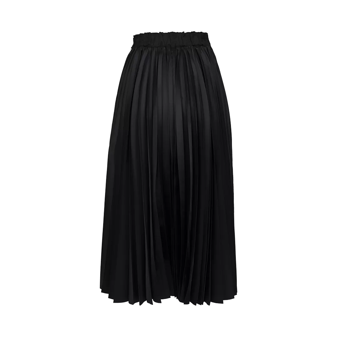 Pleated Cargo Midi Skirt