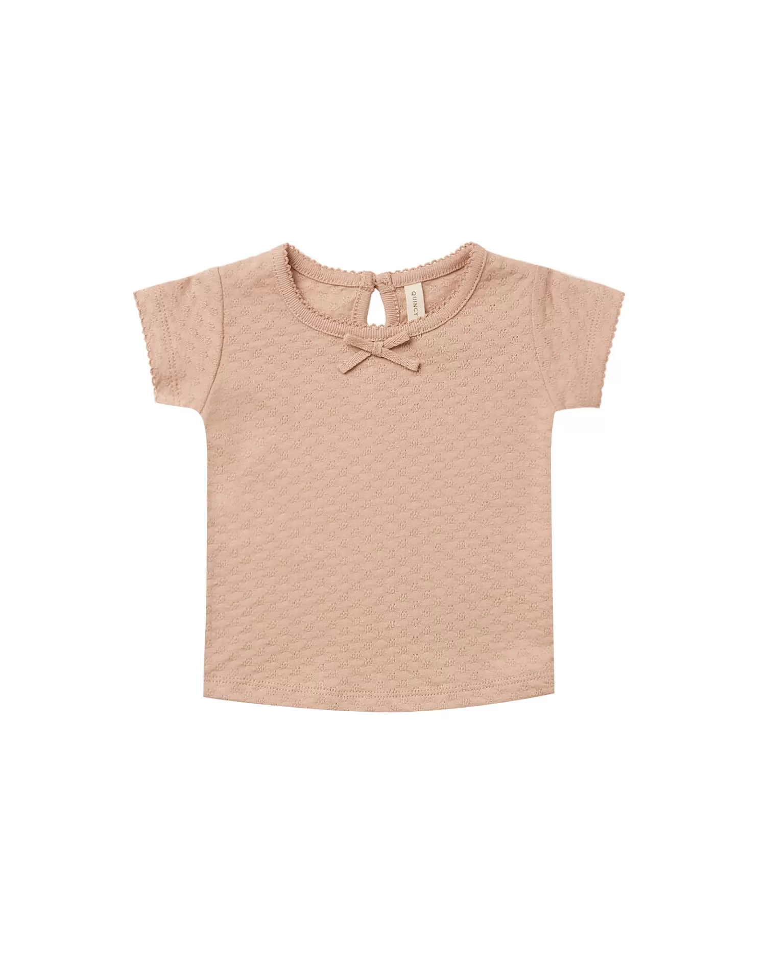 Pointelle Tee – Petal