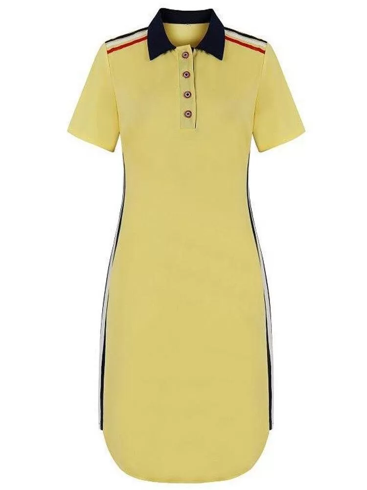 Polo Dress - Plus Size T-Shirt Dress