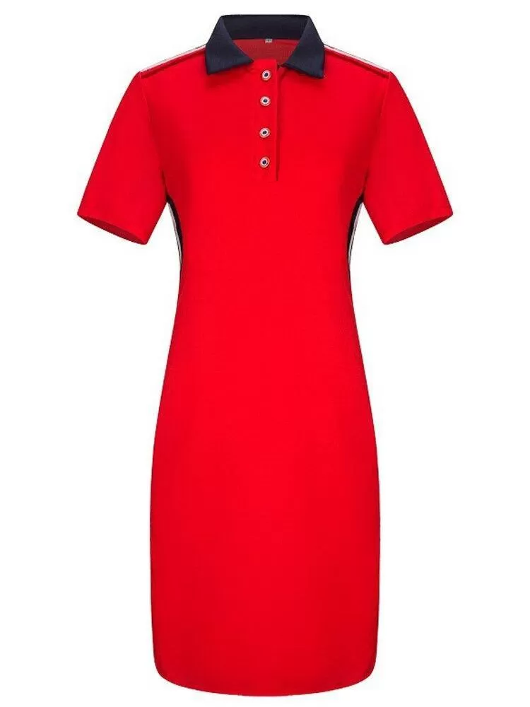 Polo Dress - Plus Size T-Shirt Dress