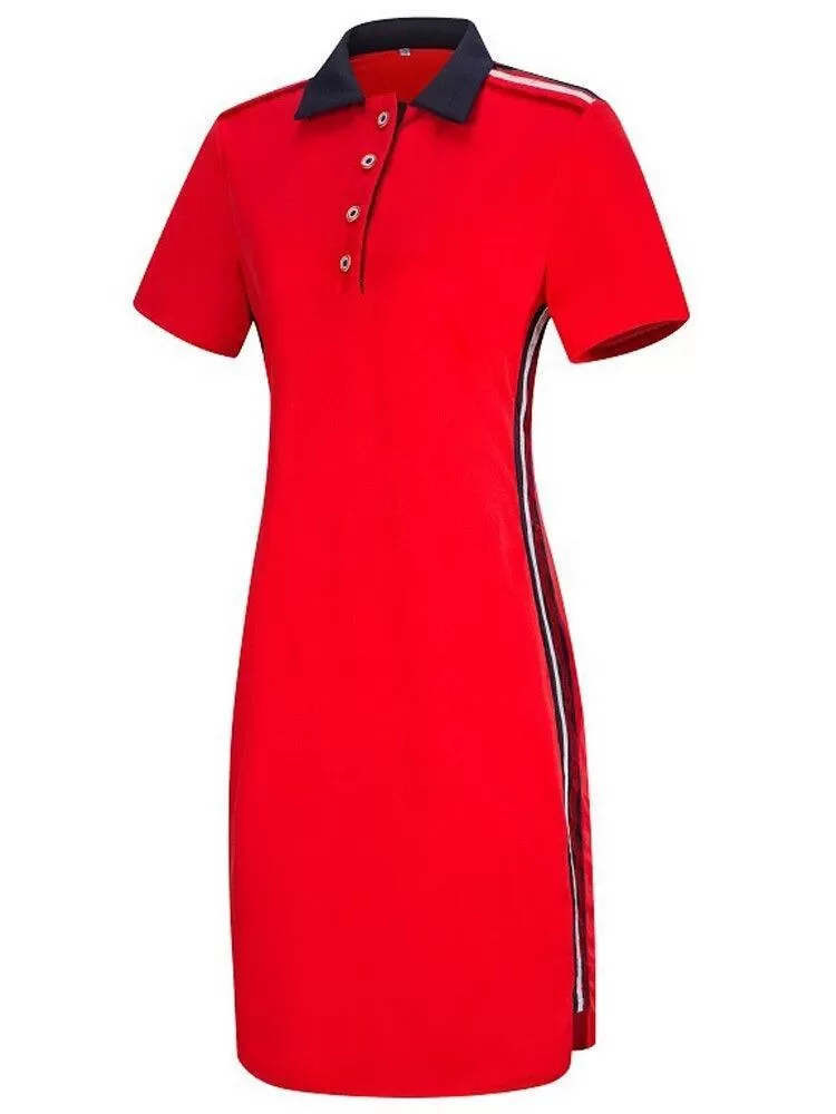 Polo Dress - Plus Size T-Shirt Dress