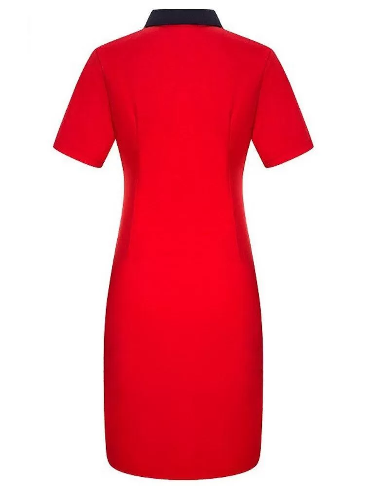 Polo Dress - Plus Size T-Shirt Dress