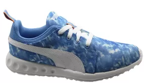 Puma Carson Runner Womens Trainers Running Shoes blue Lace Up 188449 01 B56C