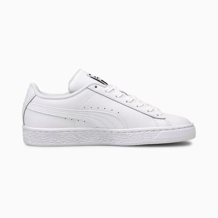 PUMA JUNIOR BASKET CLASSIC XXI BIG KIDS' WHITE SHOE