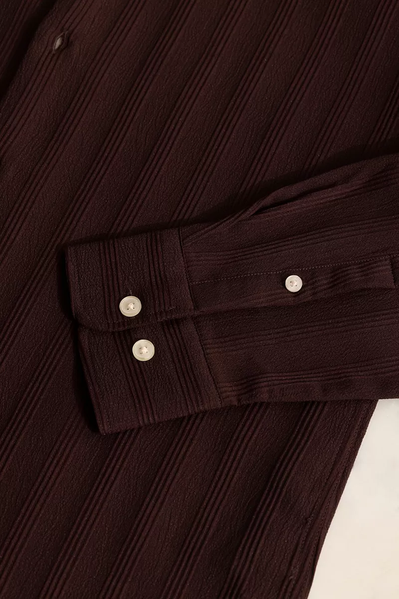 Quadbar Maroon Shirt