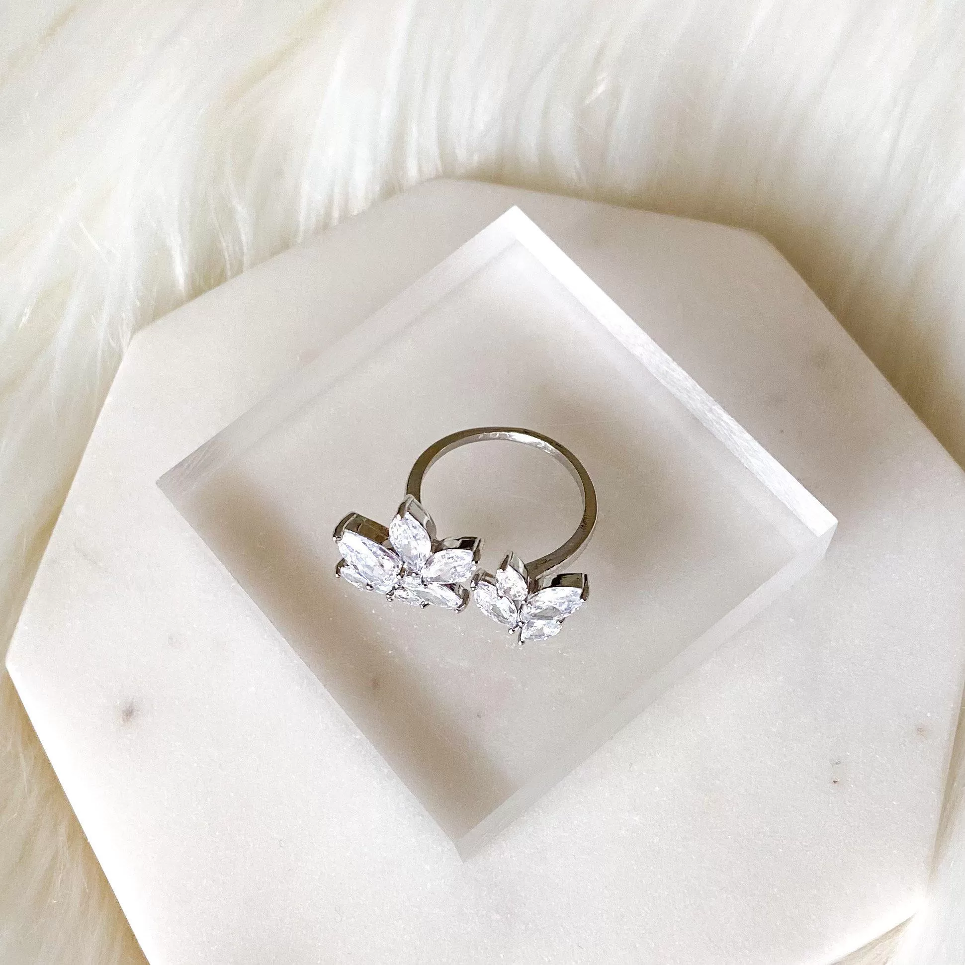 Radiance Open Petal Ring