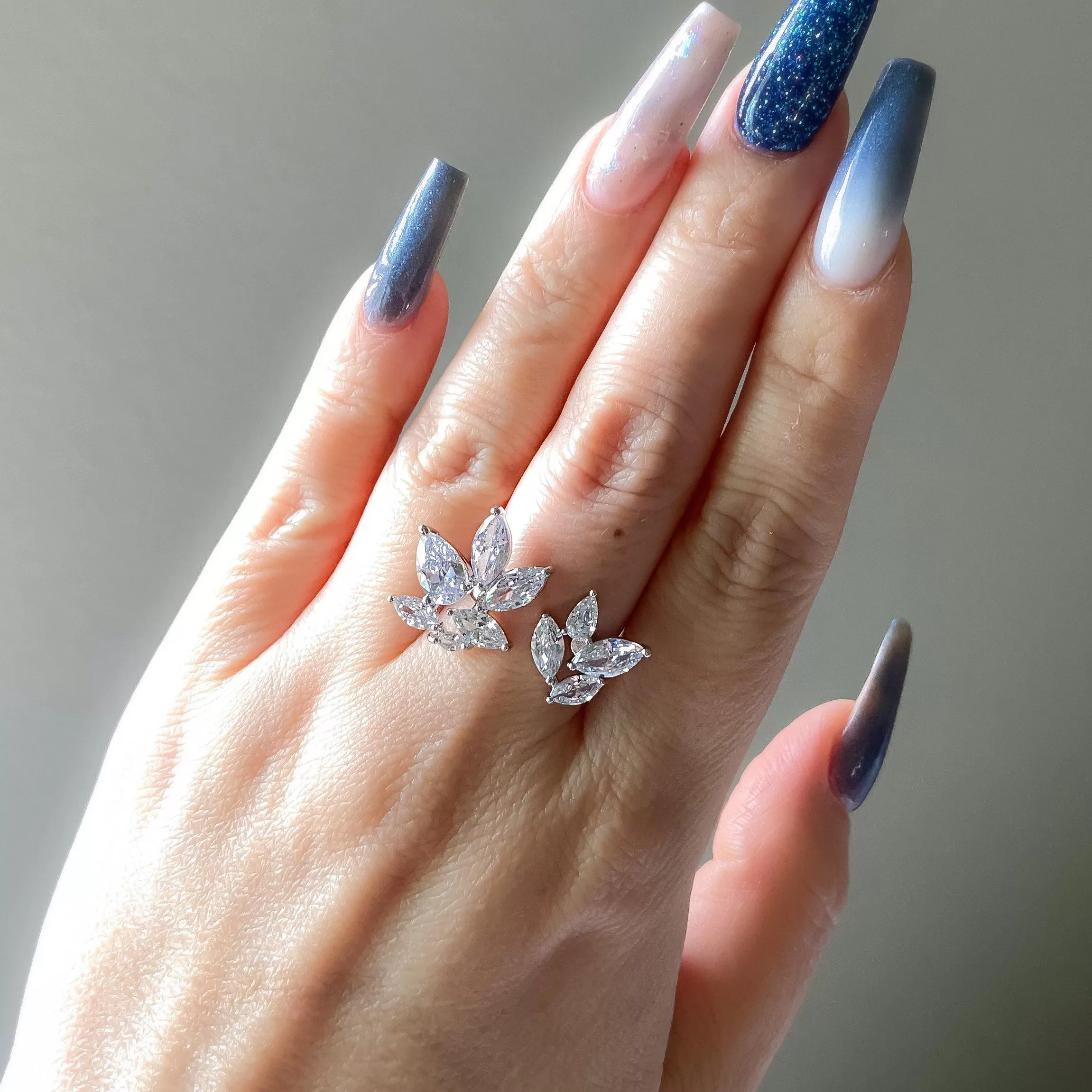 Radiance Open Petal Ring