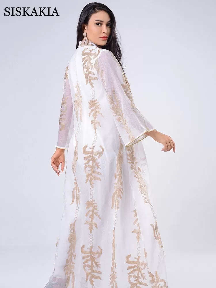 Sequins Embroidered Abaya