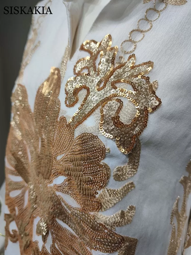 Sequins Embroidered Abaya