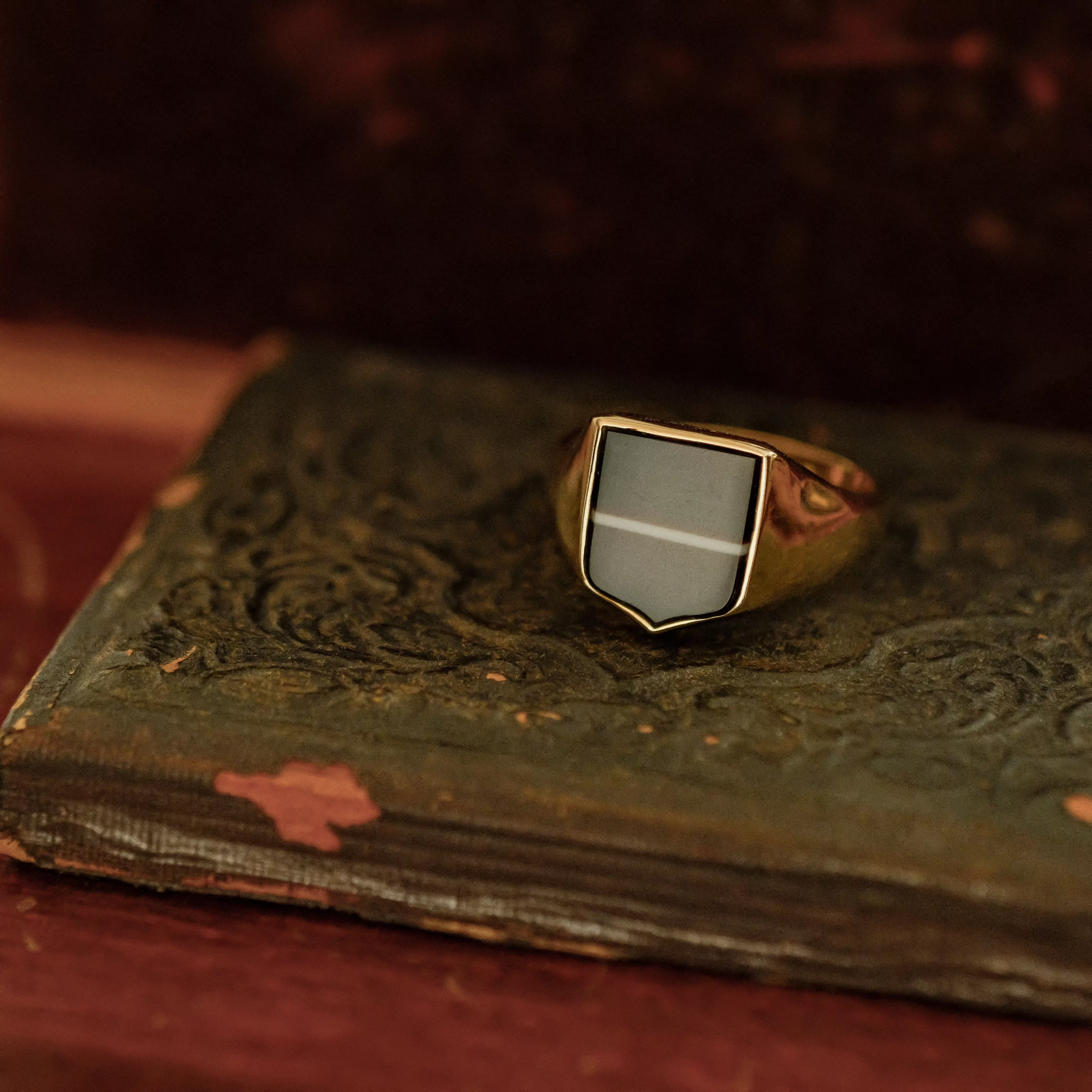 Shield Signet Ring - One of a Kind