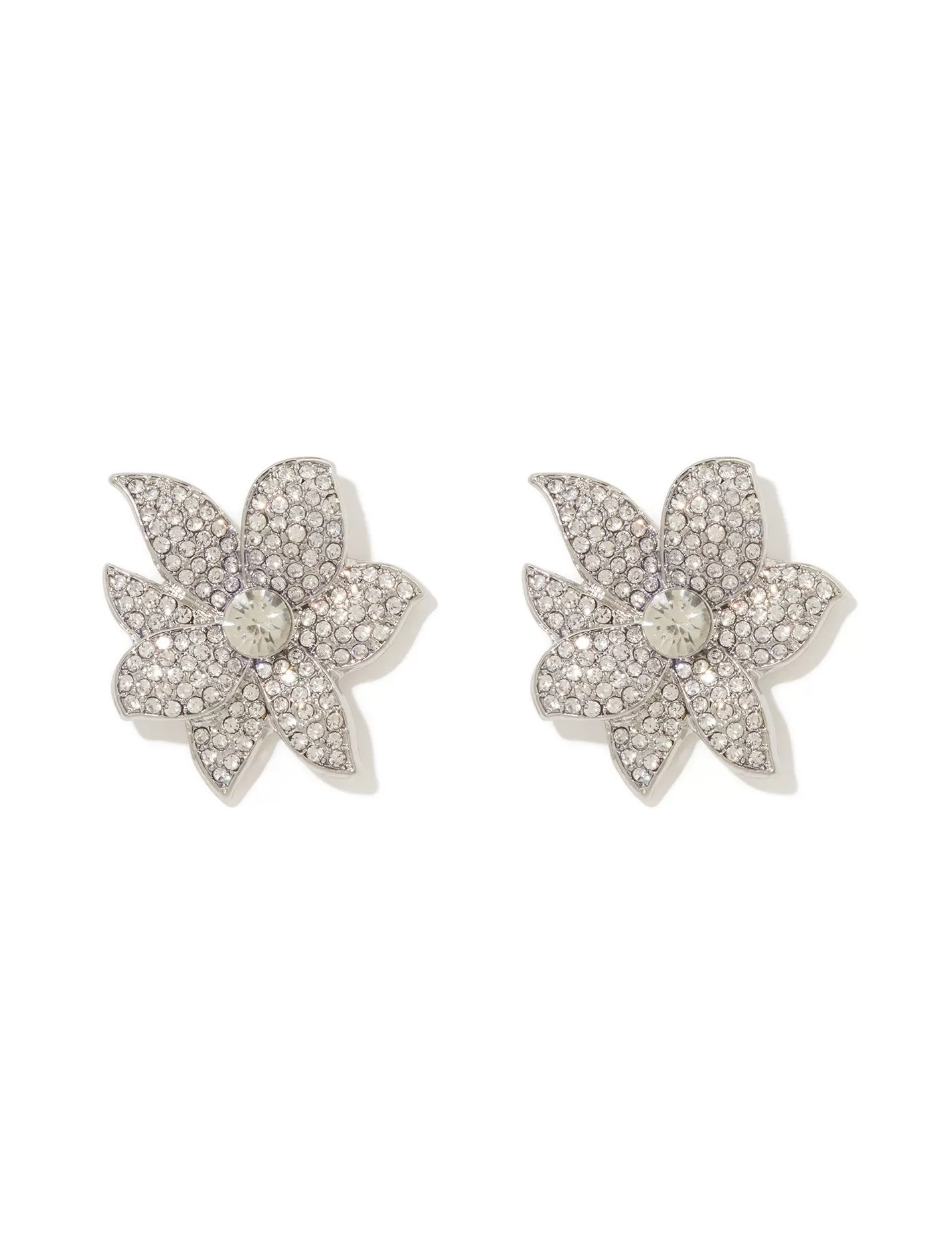 Signature Flo Flower Crystal Earrings