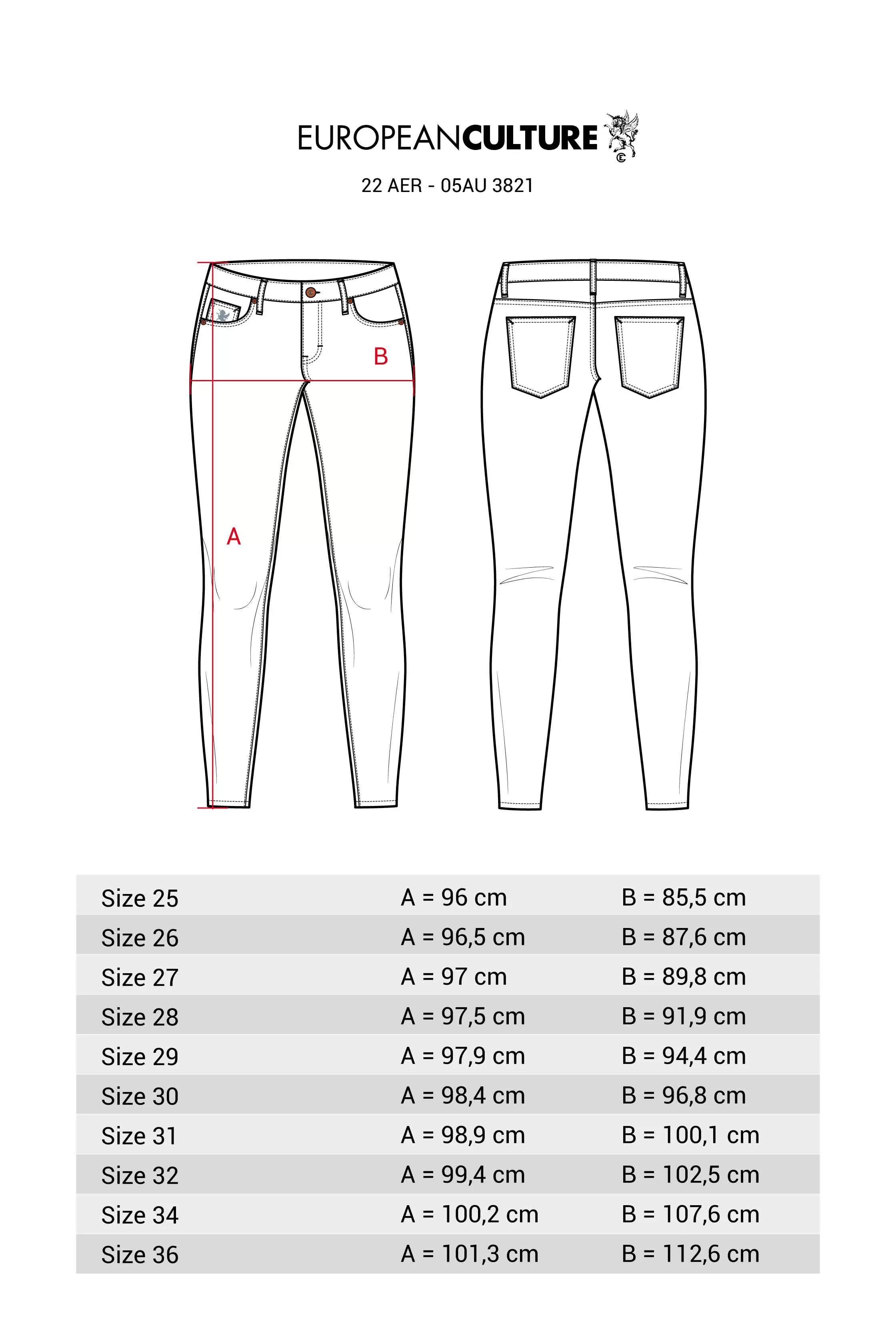 Skinny-Fit Pants Garment Dyed 05AU 3821