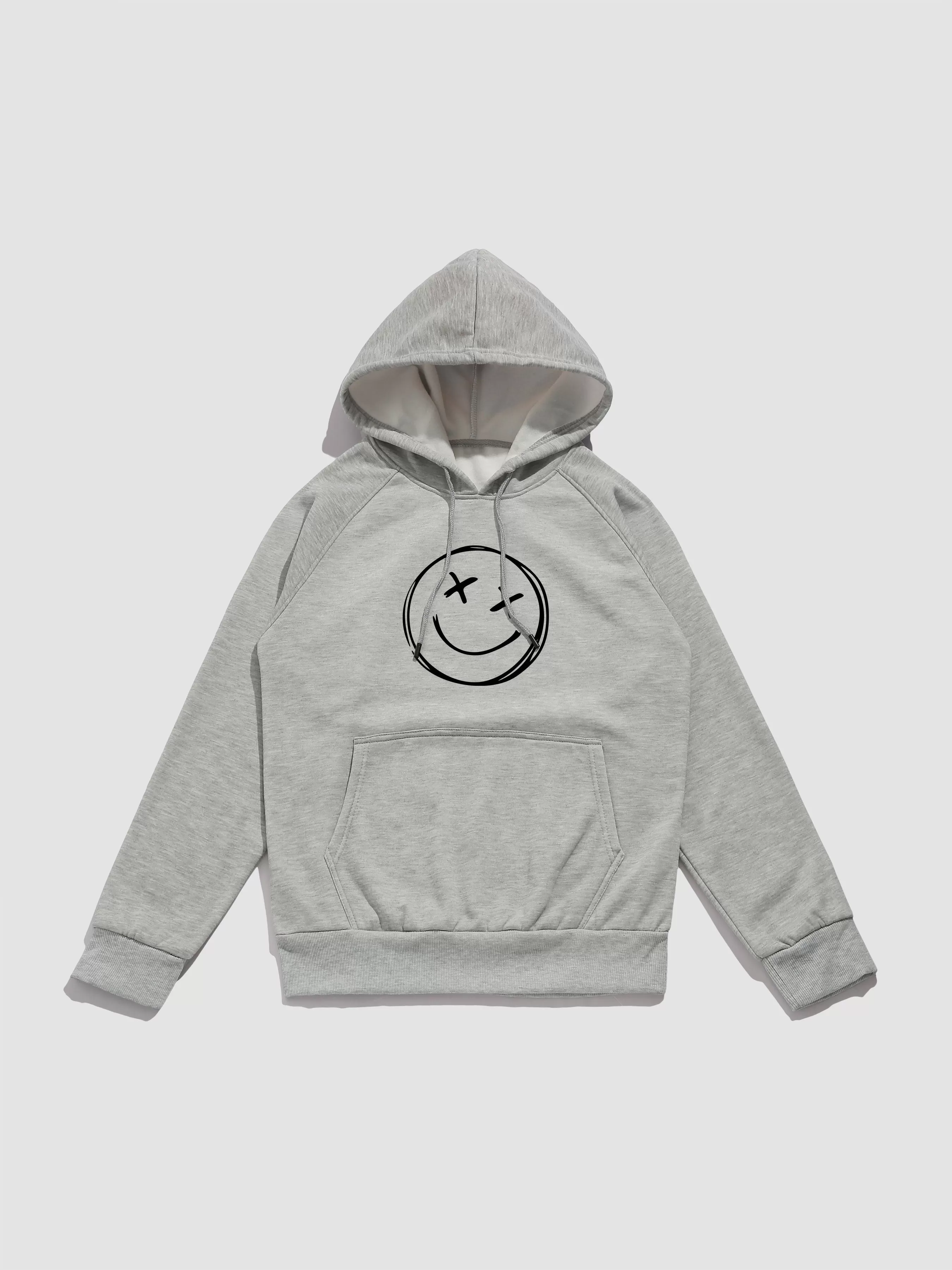 Smiley Print Hoodie