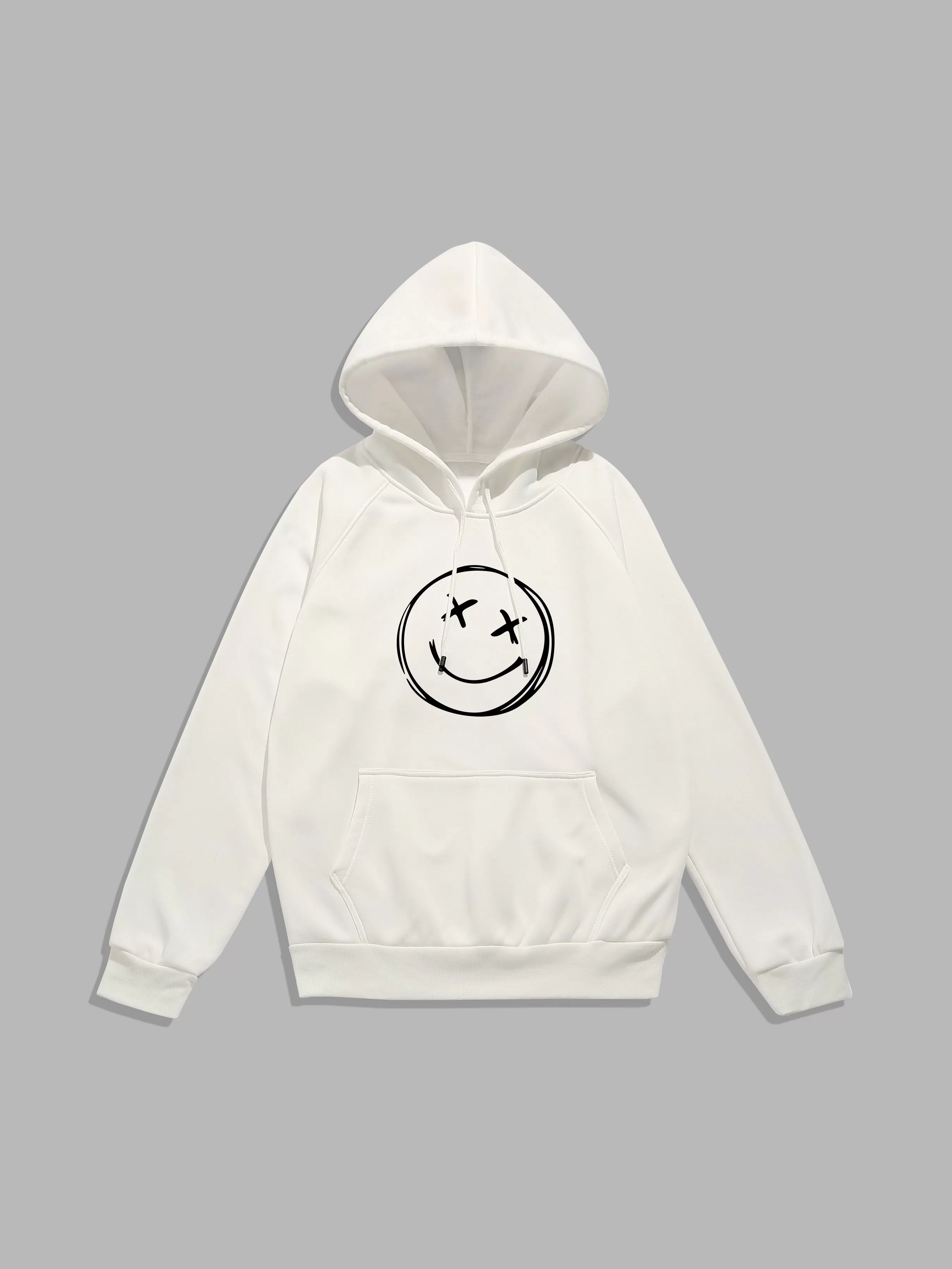 Smiley Print Hoodie