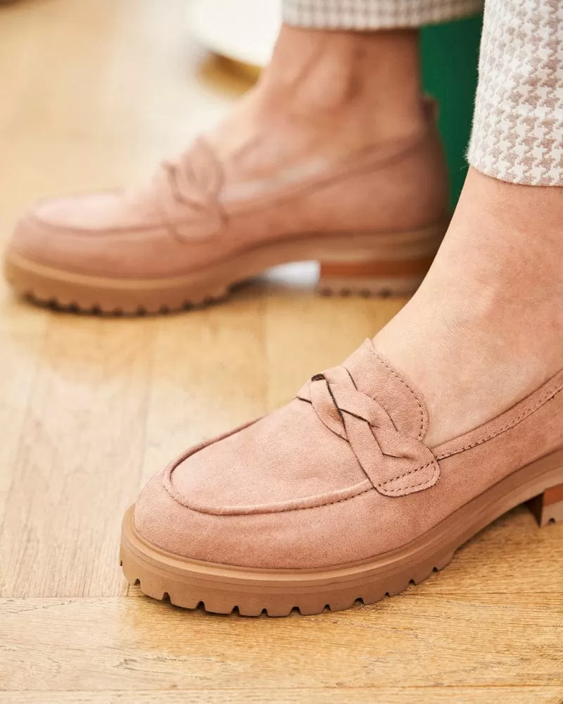 Spell Vegan Suede Loafers | Petal