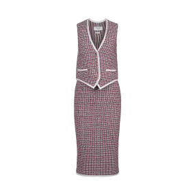 Summer Tweed Midi Dress