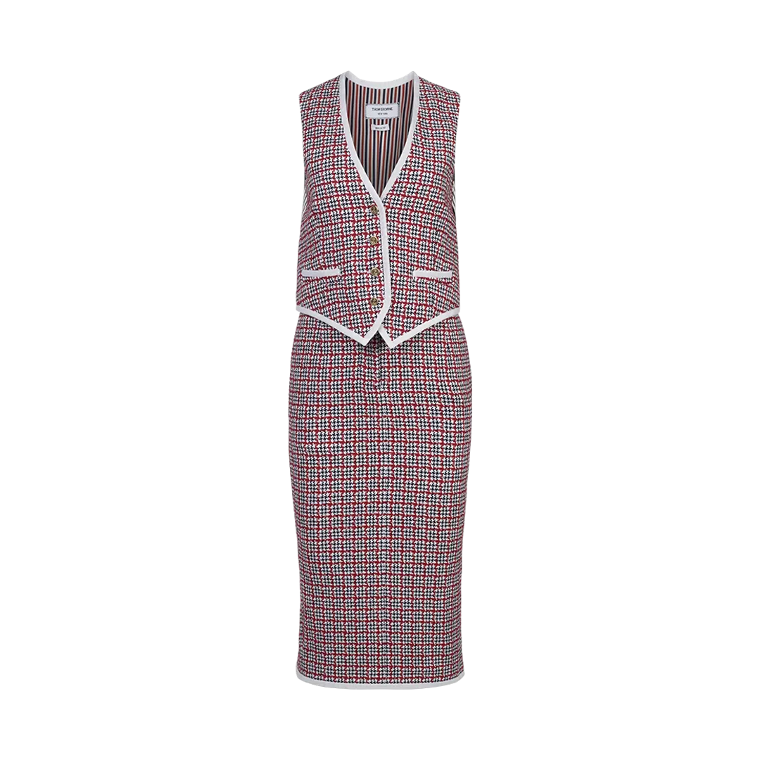 Summer Tweed Midi Dress