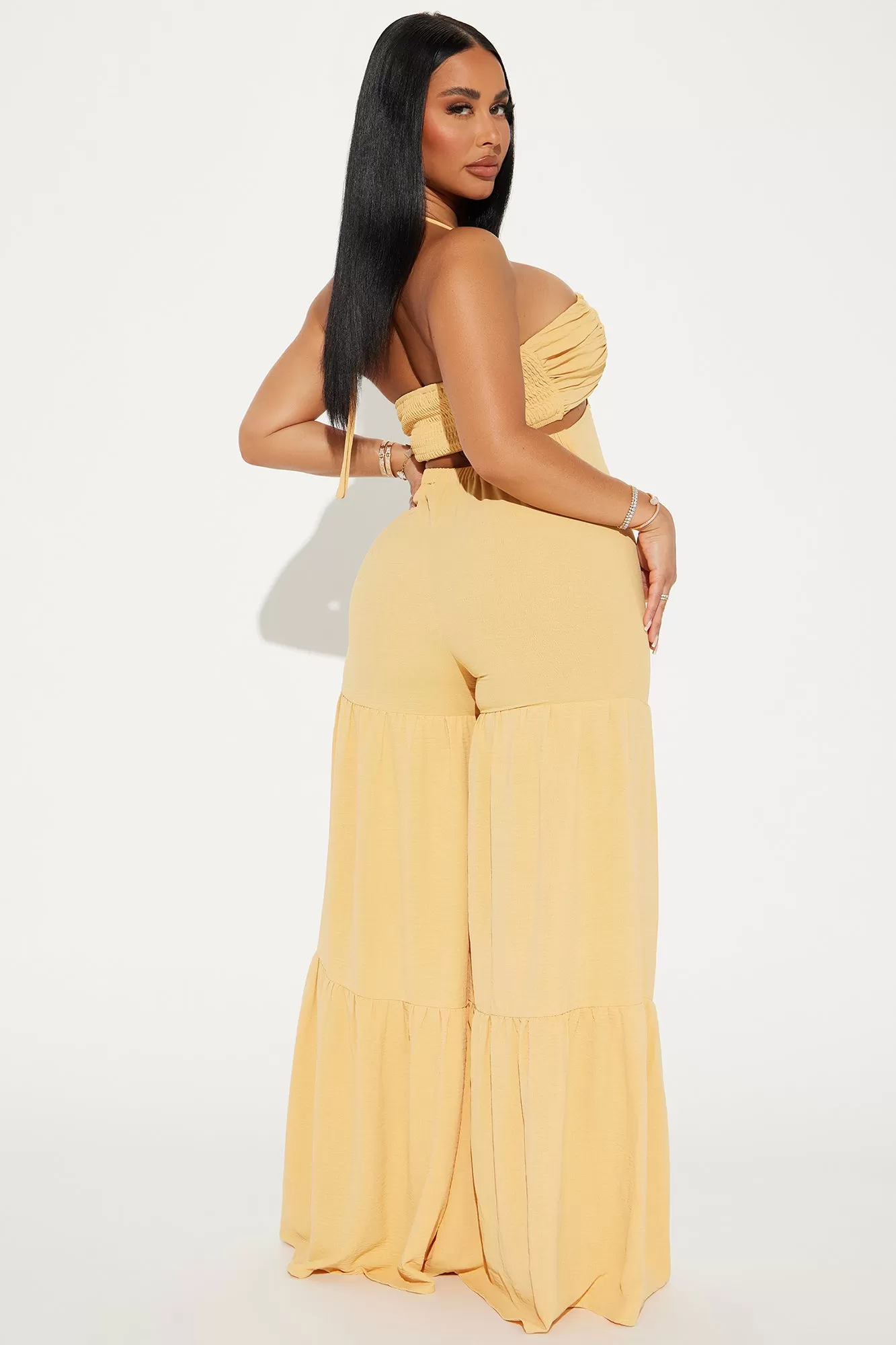 Sunny Sky Jumpsuit - Mustard