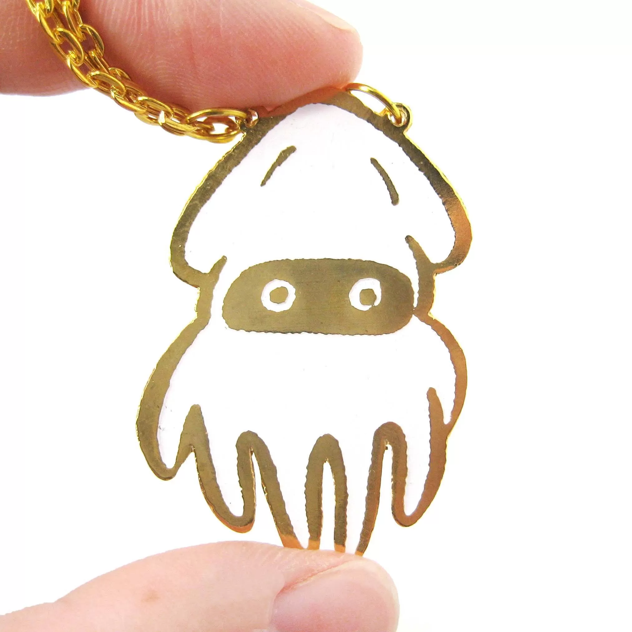 Super Mario Themed Squid Blooper Pendant Necklace | Limited Edition