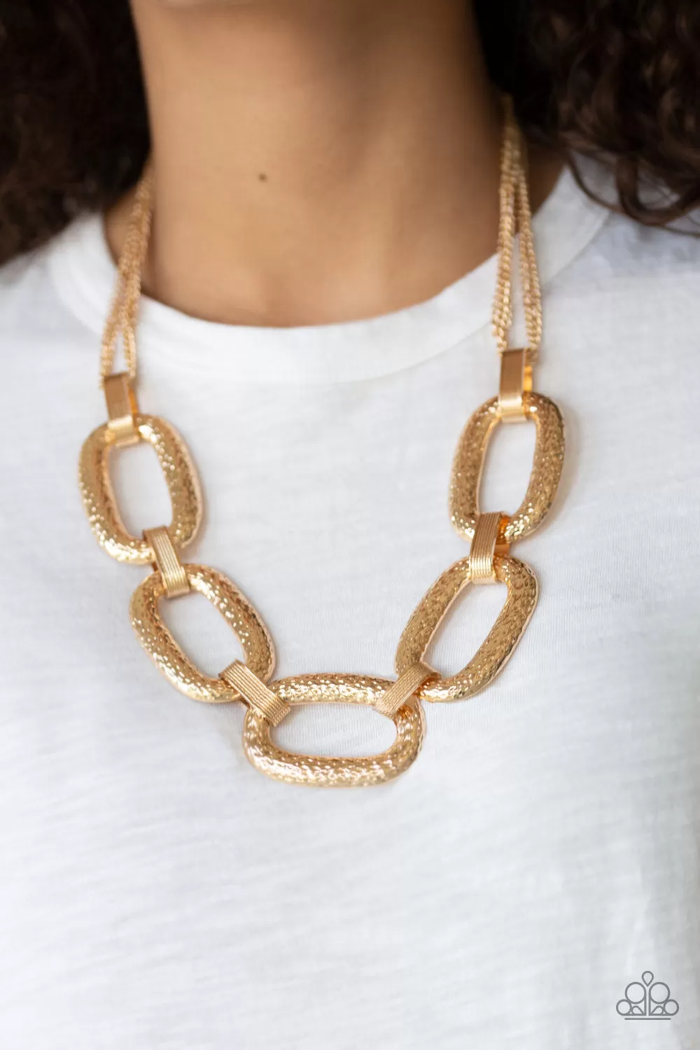 Take Charge Gold-Necklace