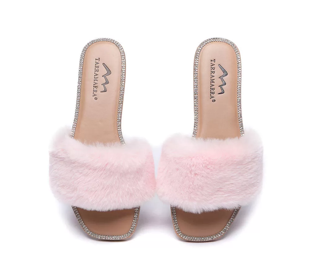 TARRAMARRA Fluffy Diamante Women Sandals