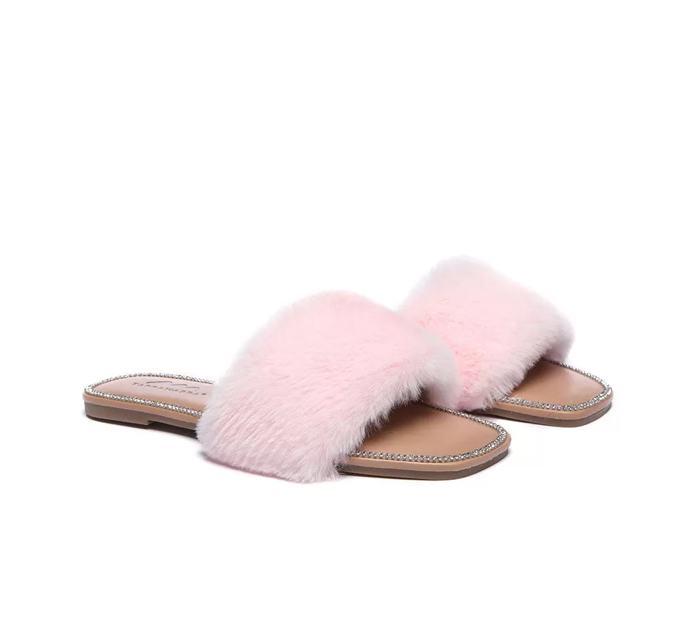 TARRAMARRA Fluffy Diamante Women Sandals