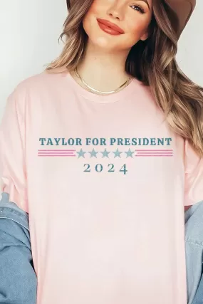 TAYLOR FOR PRESIDENT GRAPHIC TEE