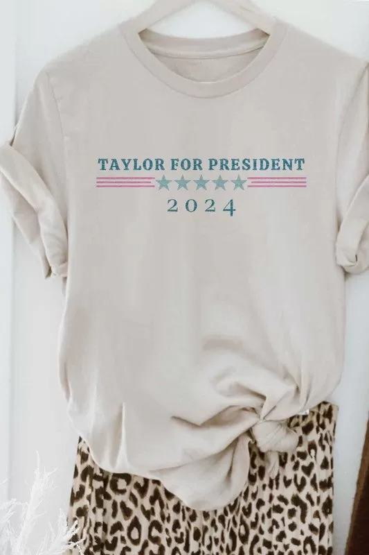 TAYLOR FOR PRESIDENT GRAPHIC TEE