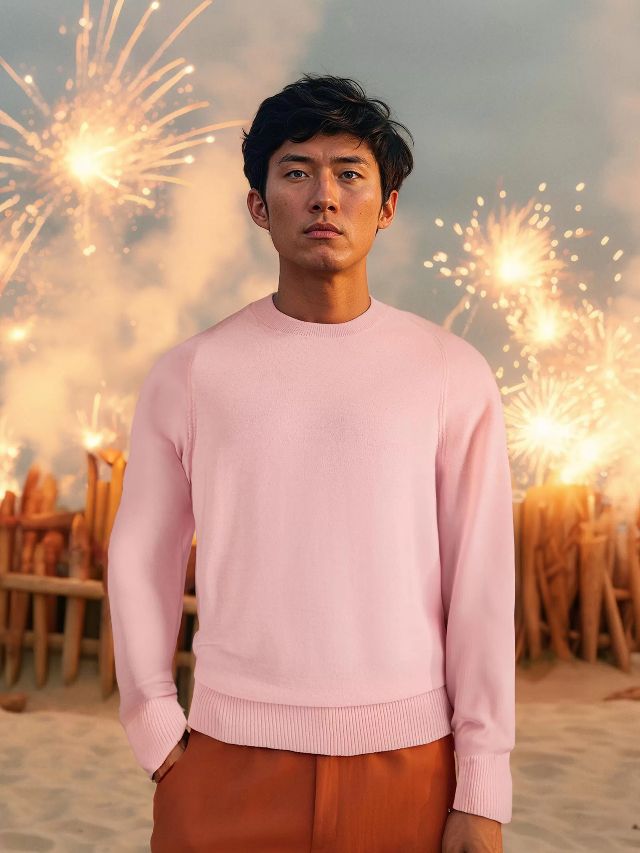 The Crewneck Light - Candyfloss Pink