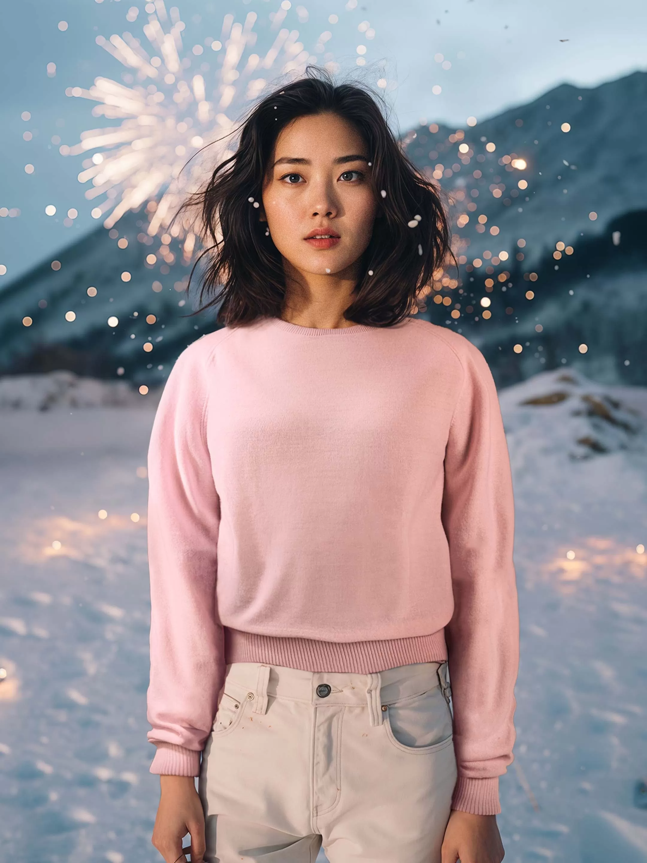 The Crewneck Light - Candyfloss Pink