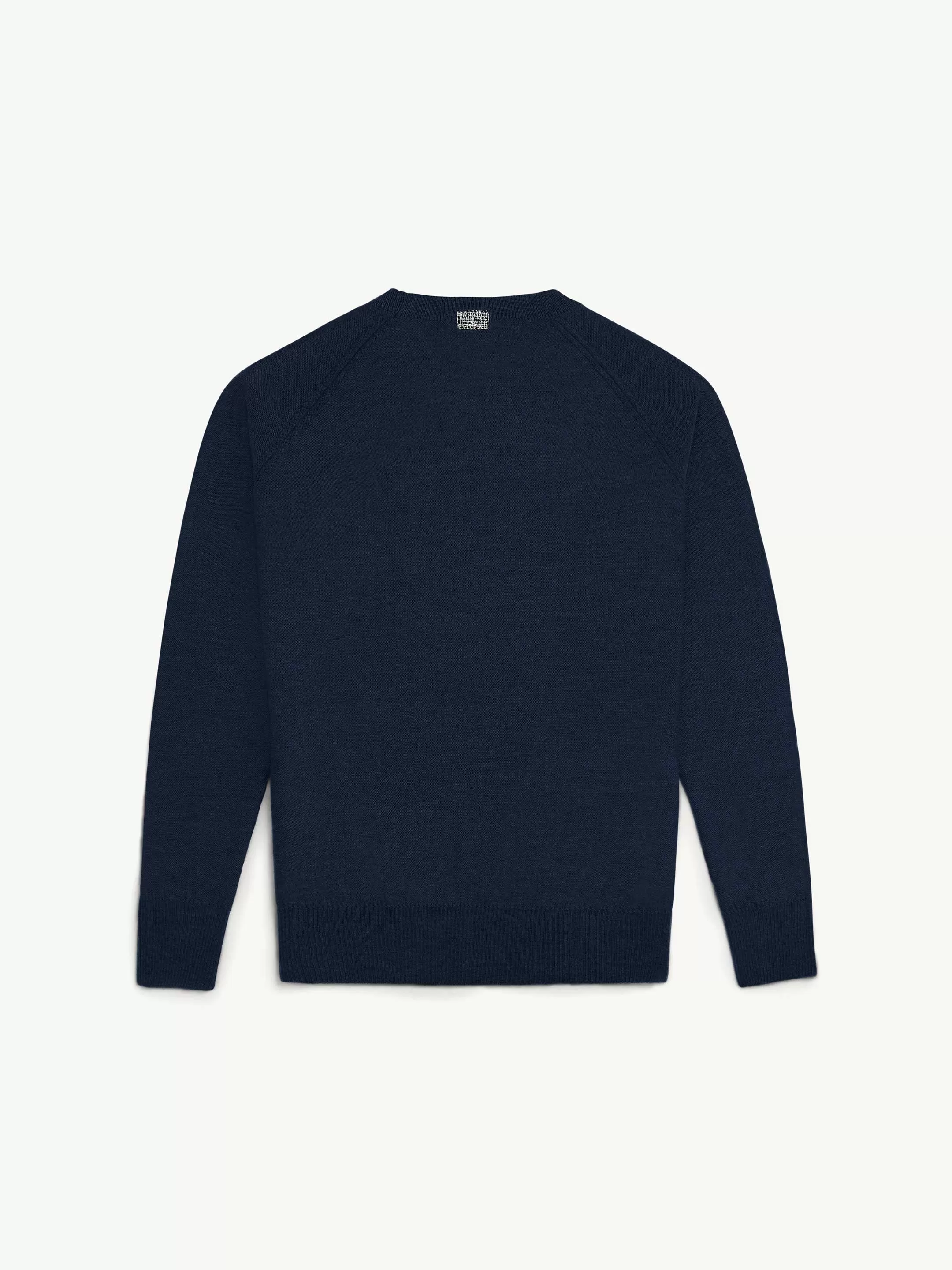 The Crewneck Light - Pacific Blue