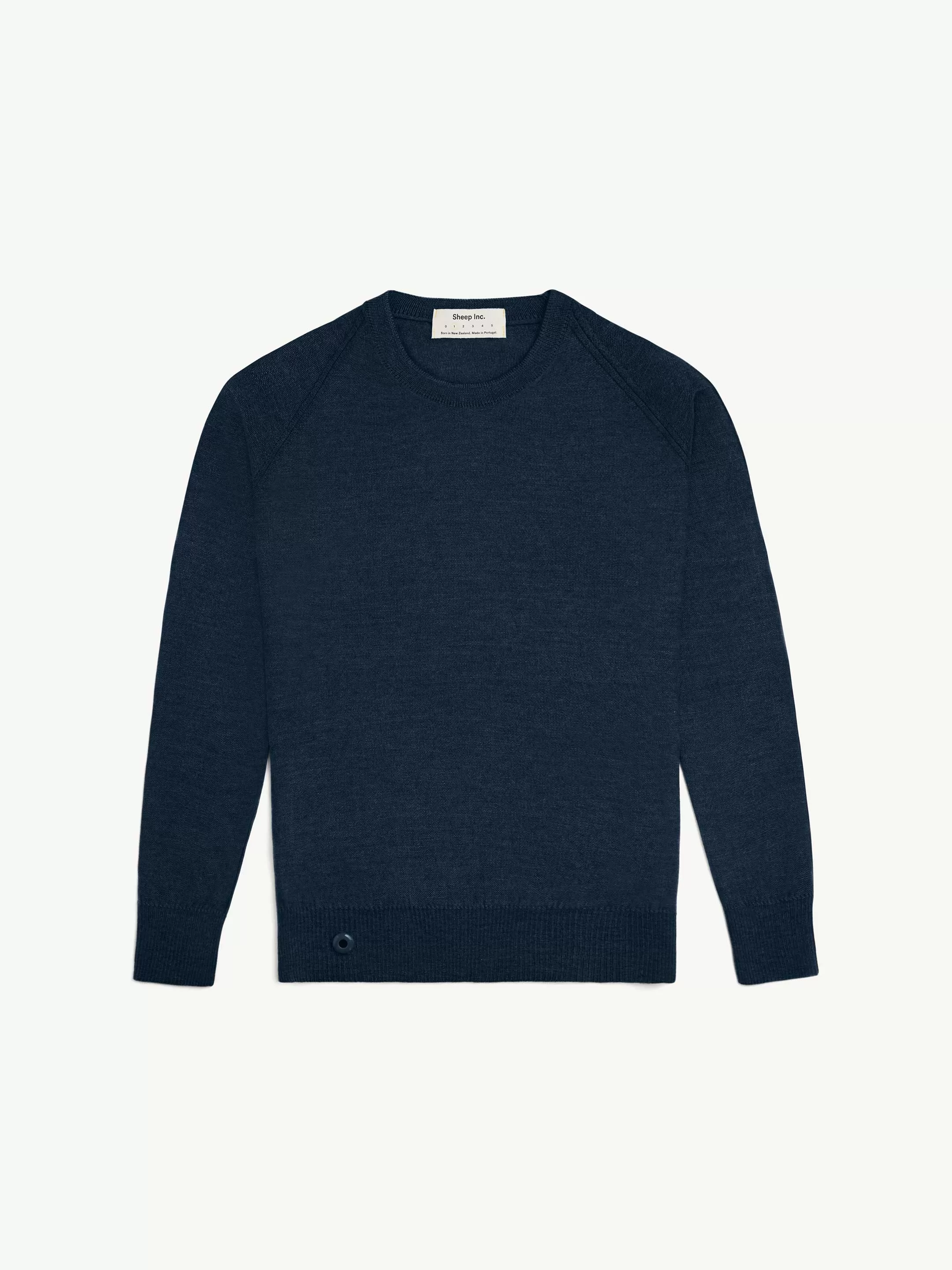 The Crewneck Light - Pacific Blue